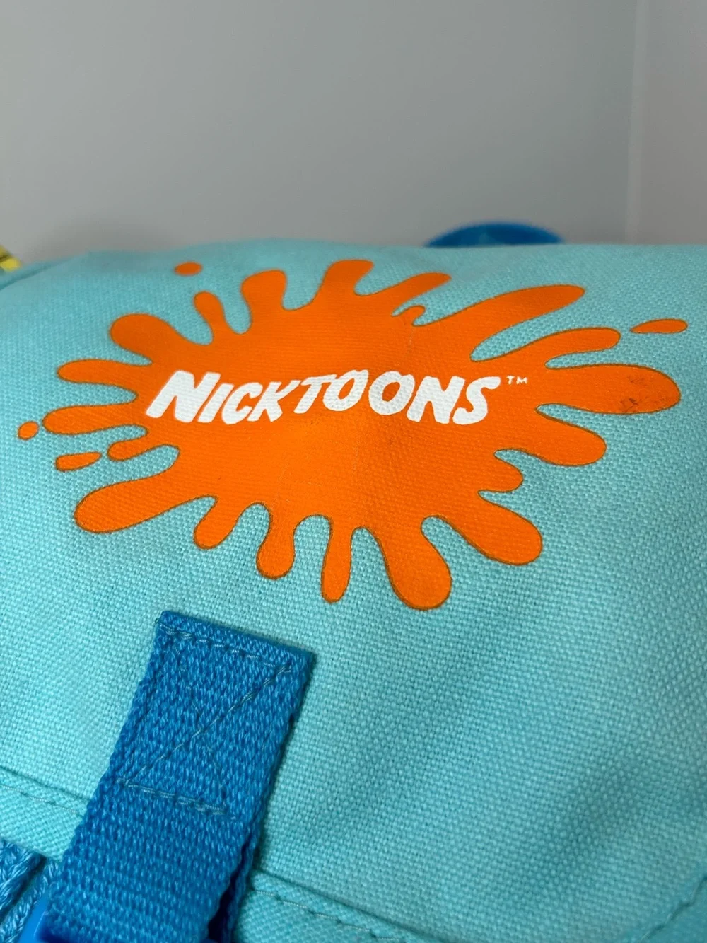 Nicktoons Ren & Stimpy Backpack Bag Nickelodeon 90s Cartoon EUC